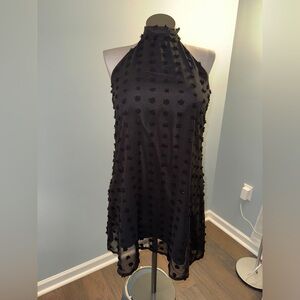 Chic Black Halter Dress